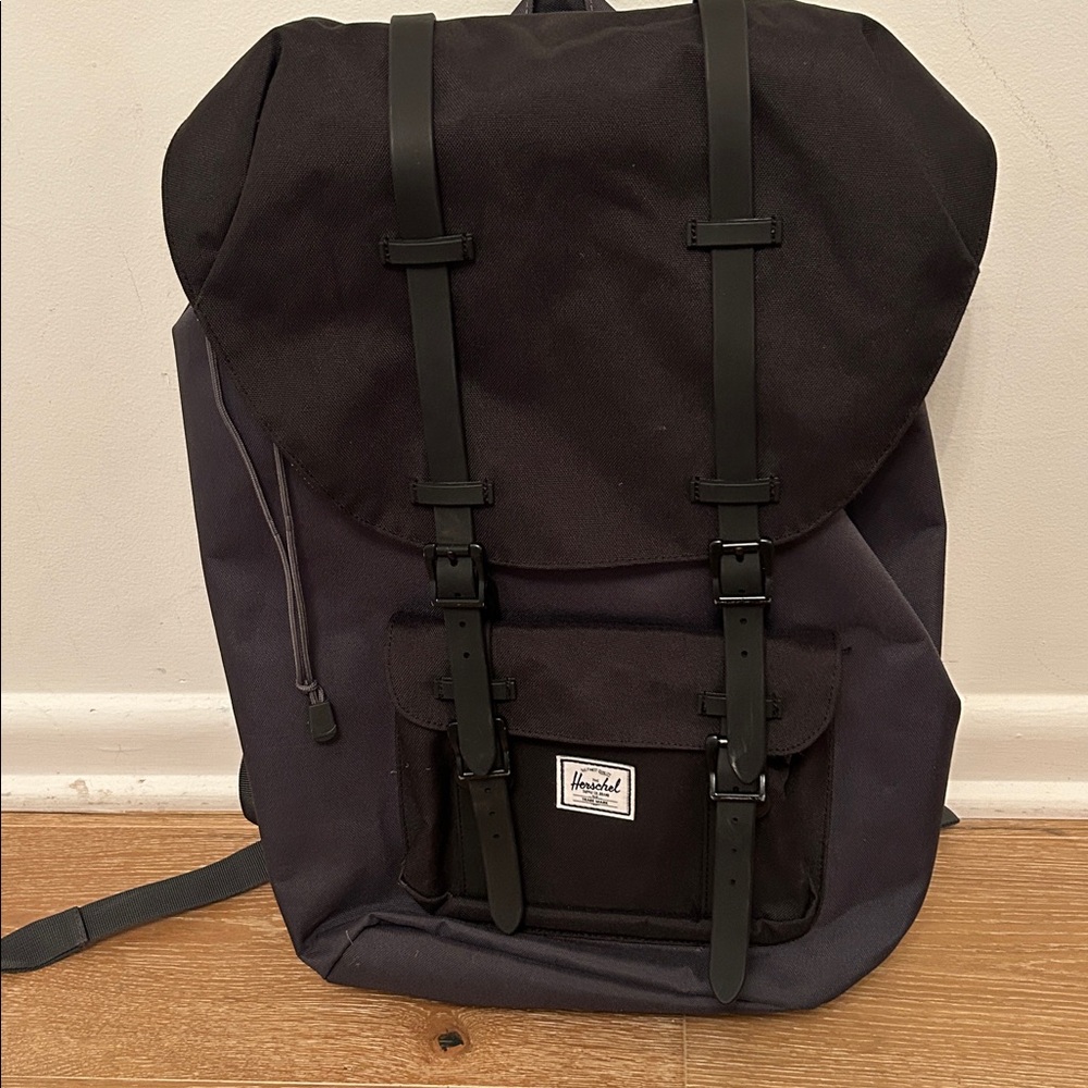 Herschel Black and Navy Backpack